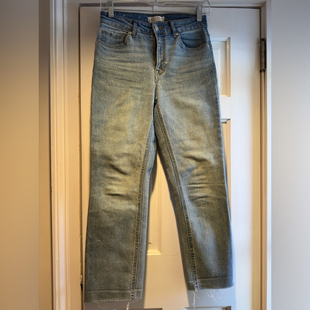 Harper Heritage High Rise Straight Leg Jeans